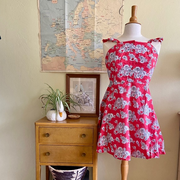 ASOS Dresses & Skirts - ASOS Floral Red Mini Dress